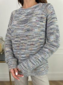 Джемпер ISSA Plus модель WN20-674_голубой Джемпер ISSA Plus модель WN20-674_голубой Фото