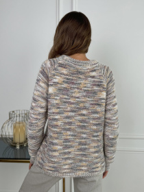 Джемпер ISSA Plus модель WN20-674_бежевый Фото