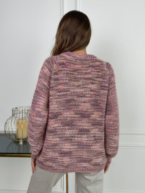 Джемпер ISSA Plus модель WN20-674_темно_розовый Фото