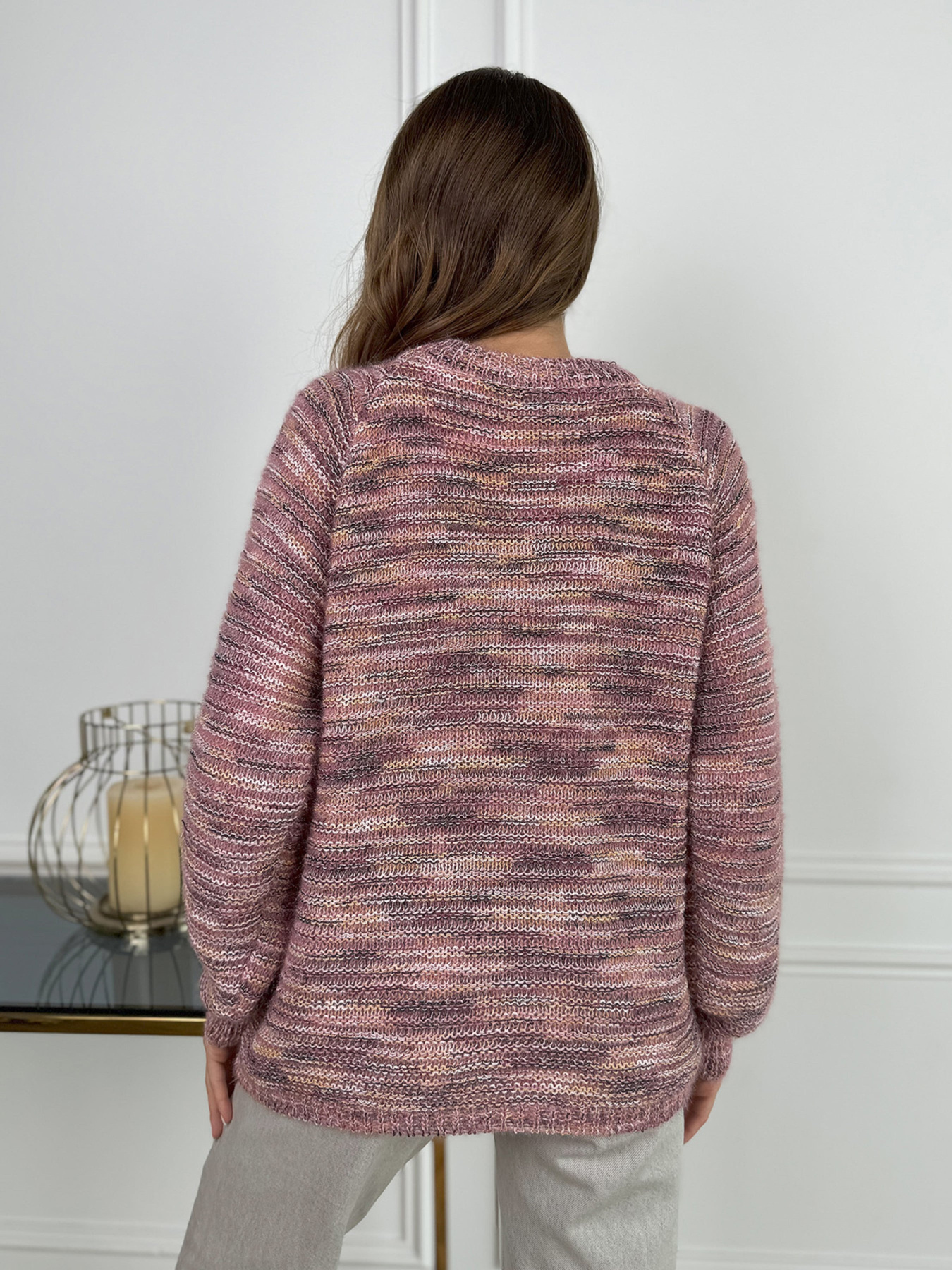 Джемпер ISSA Plus модель WN20-674_темно_розовый Джемпер ISSA Plus модель WN20-674_темно_розовый Фото