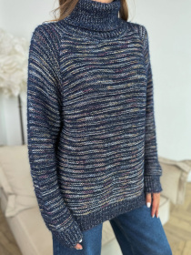 Светр ISSA Plus модель WN20-675_темно_синий Светр ISSA Plus модель WN20-675_темно_синий Фото