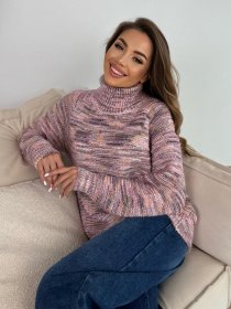 Свитер ISSA Plus модель WN20-675_розовый Фото