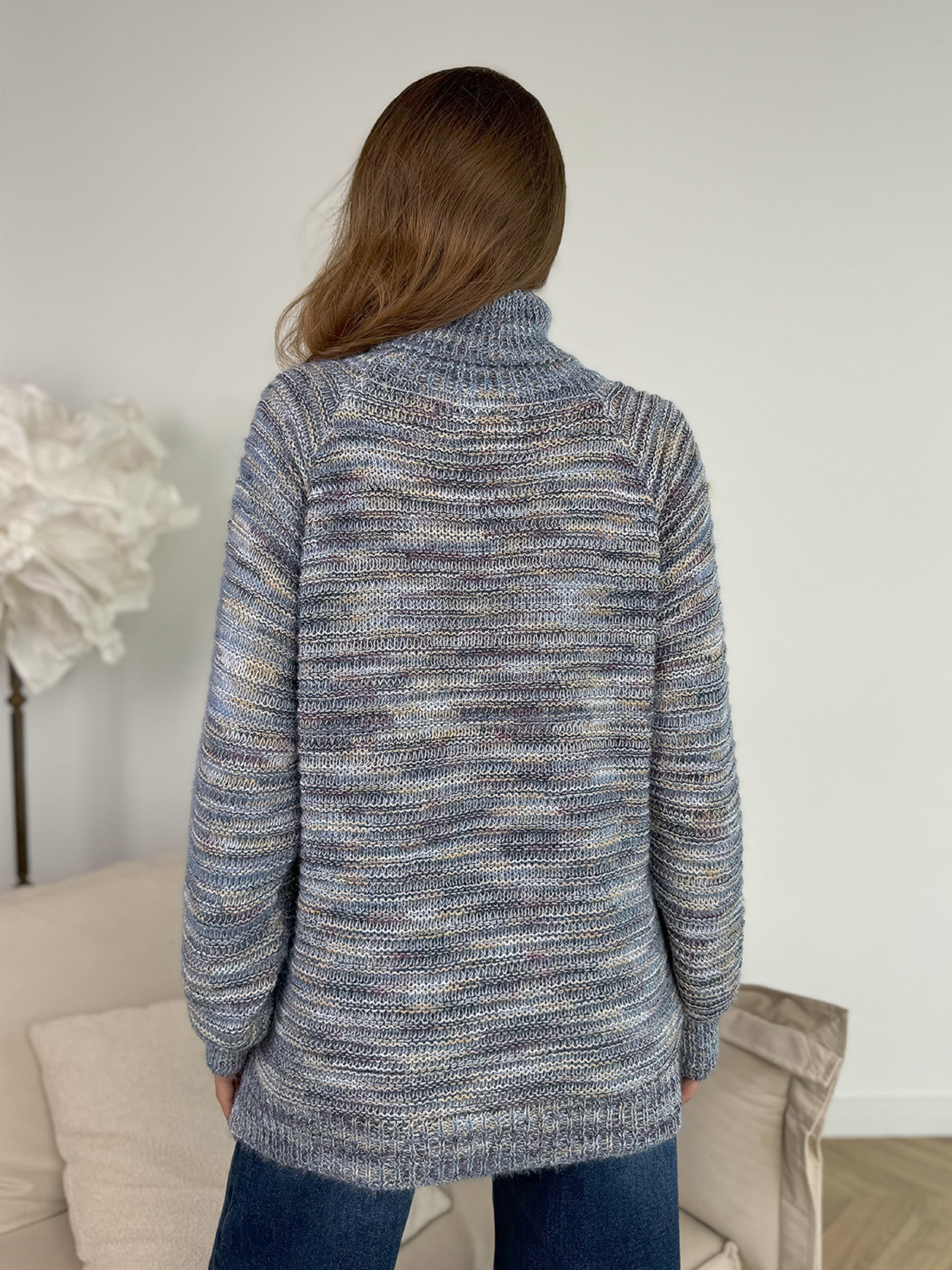 Свитер ISSA Plus модель WN20-675_синий Фото