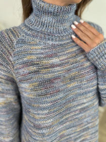 Свитер ISSA Plus модель WN20-675_синий Фото