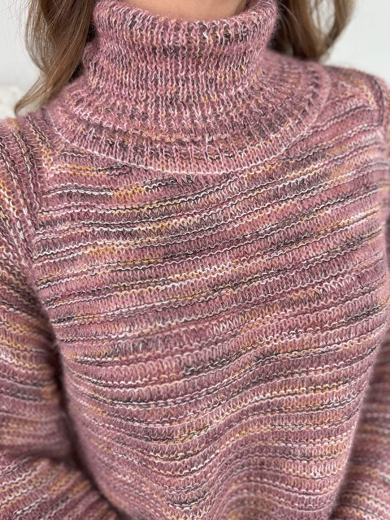 Свитер ISSA Plus модель WN20-675_темно_розовый Фото