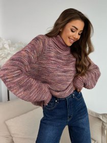 Свитер ISSA Plus модель WN20-675_темно_розовый Фото