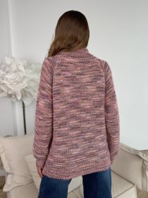 Свитер ISSA Plus модель WN20-675_темно_розовый Фото