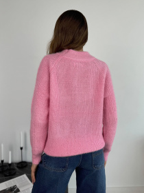 Свитер ISSA Plus модель WN20-676_розовый Фото