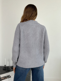 Свитер ISSA Plus модель WN20-676_серый Фото