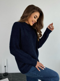 Свитер ISSA Plus модель WN20-676_темно_синий Фото