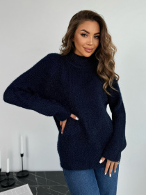 Свитер ISSA Plus модель WN20-676_темно_синий Фото