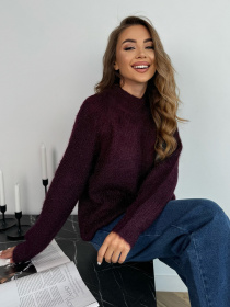 Свитер ISSA Plus модель WN20-676_фиолетовый Фото