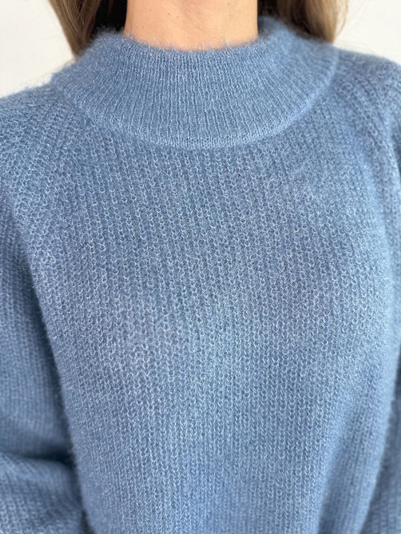 Свитер ISSA Plus модель WN20-676_синий Фото