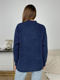 Светр ISSA Plus модель WN20-679_темно_синий Фото