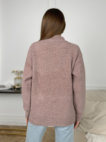 Светр ISSA Plus модель WN20-679_коричневый Фото