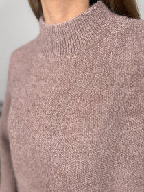 Светр ISSA Plus модель WN20-679_коричневый Фото