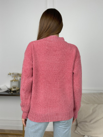 Свитер ISSA Plus модель WN20-679_темно_розовый Фото