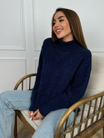 Свитер ISSA Plus модель WN20-680_темно_синий Фото