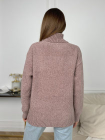 Свитер ISSA Plus модель WN20-680_коричневый Фото