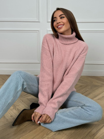 Свитер ISSA Plus модель WN20-680_розовый Фото