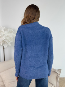 Светр ISSA Plus модель WN20-681_синий Светр ISSA Plus модель WN20-681_синий Фото