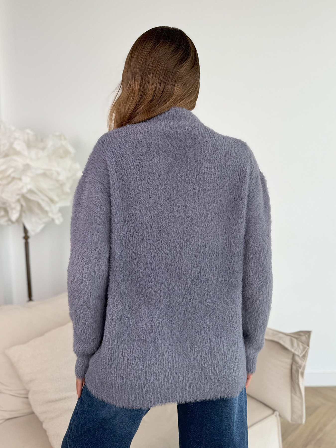 Светр ISSA Plus модель WN20-681_серый Светр ISSA Plus модель WN20-681_серый Фото