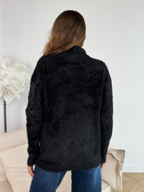 Свитер ISSA Plus модель WN20-681_черный Фото