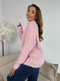 Свитер ISSA Plus модель WN20-681_розовый Фото
