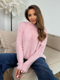 Свитер ISSA Plus модель WN20-681_розовый Свитер ISSA Plus модель WN20-681_розовый Фото