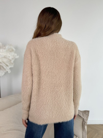 Свитер ISSA Plus модель WN20-681_бежевый Фото