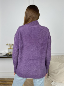 Свитер ISSA Plus модель WN20-682_сиреневый Фото