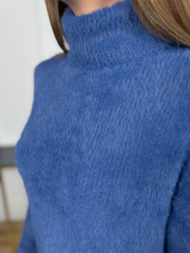 Светр ISSA Plus модель WN20-682_синий Фото