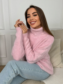 Светр ISSA Plus модель WN20-682_розовый Светр ISSA Plus модель WN20-682_розовый Фото