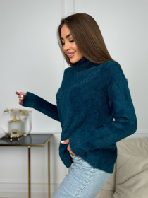 Свитер ISSA Plus модель WN20-682_зеленый Свитер ISSA Plus модель WN20-682_зеленый Фото