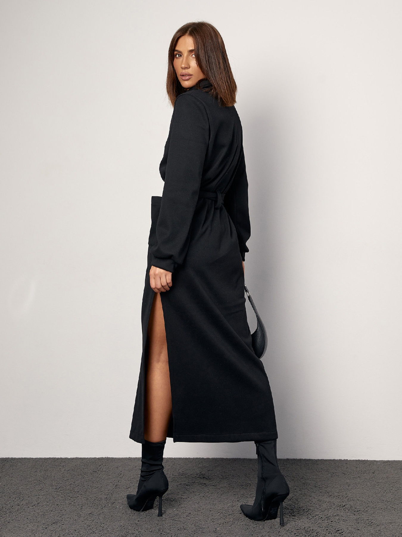 Платье макси ISSA Plus модель 14870_черный Фото