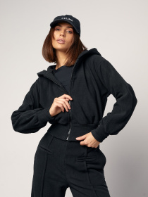 Повседневный костюм ISSA Plus модель 14871_черный Фото