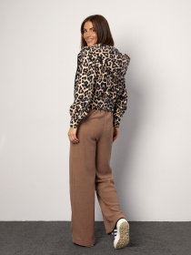 Повседневный костюм ISSA Plus модель 14872_коричневый Фото