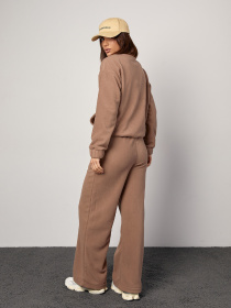 Спортивный костюм ISSA Plus модель 14873_коричневый Фото