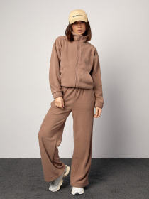 Спортивний костюм ISSA Plus модель 14873_коричневый Фото