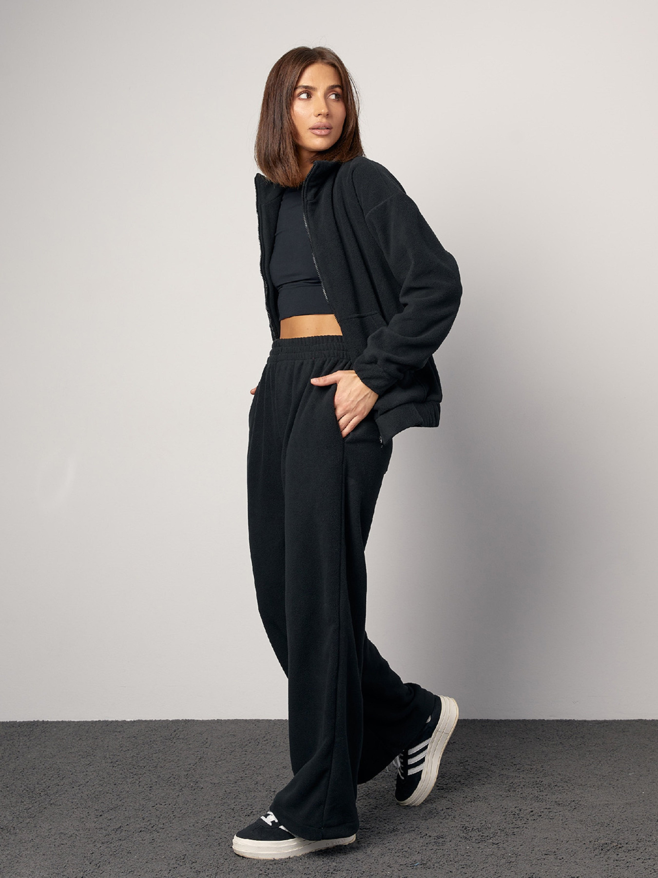 Спортивный костюм ISSA Plus модель 14873_черный Фото