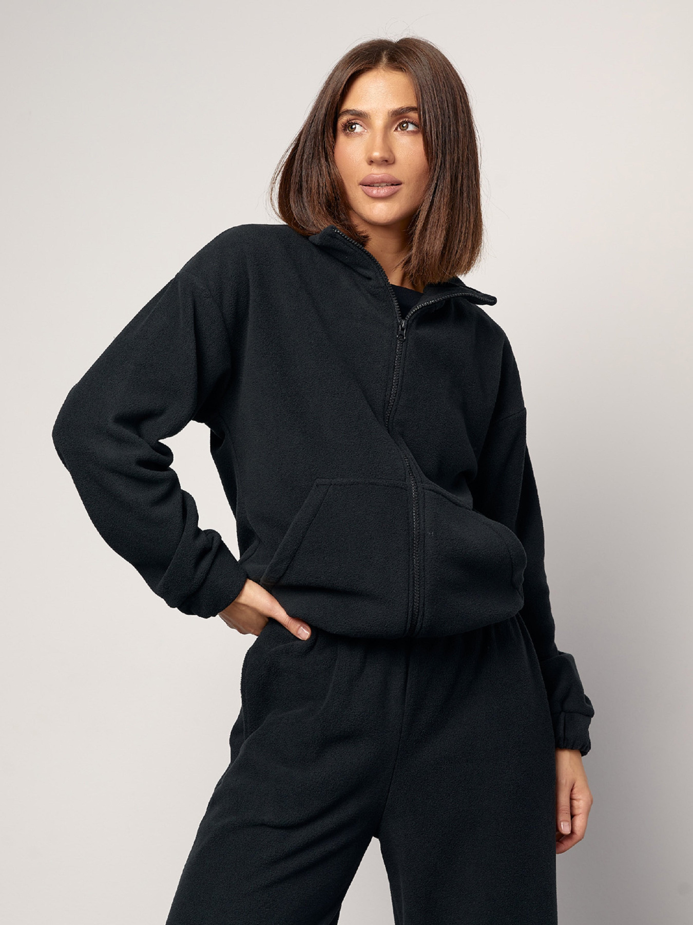 Спортивный костюм ISSA Plus модель 14873_черный Фото