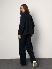 Спортивный костюм ISSA Plus модель 14873_черный Фото