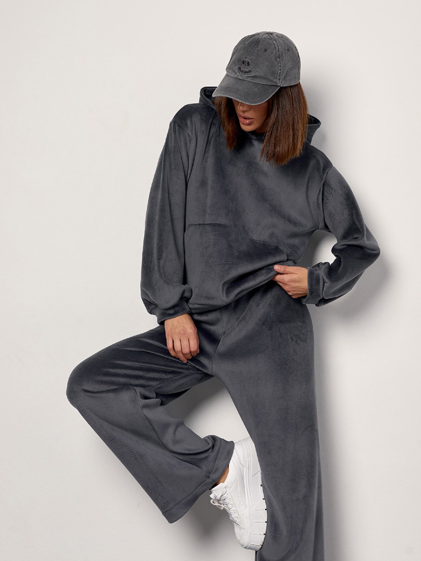 Костюм ISSA Plus модель 14874_серый Фото