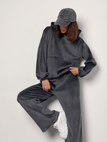 Костюм ISSA Plus модель 14874_серый Фото