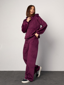 Костюм ISSA Plus модель 14874_темно_бордовый Фото