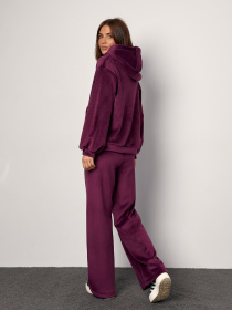 Костюм ISSA Plus модель 14874_темно_бордовый Фото
