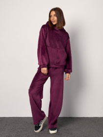Повсякденний костюм ISSA Plus модель 14874_темно_бордовый Фото