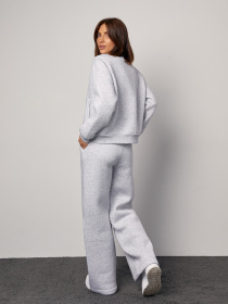 Повседневный костюм ISSA Plus модель 14875_светло_серый Фото