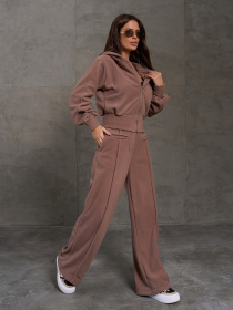 Костюм ISSA Plus модель 14871_коричневый Фото