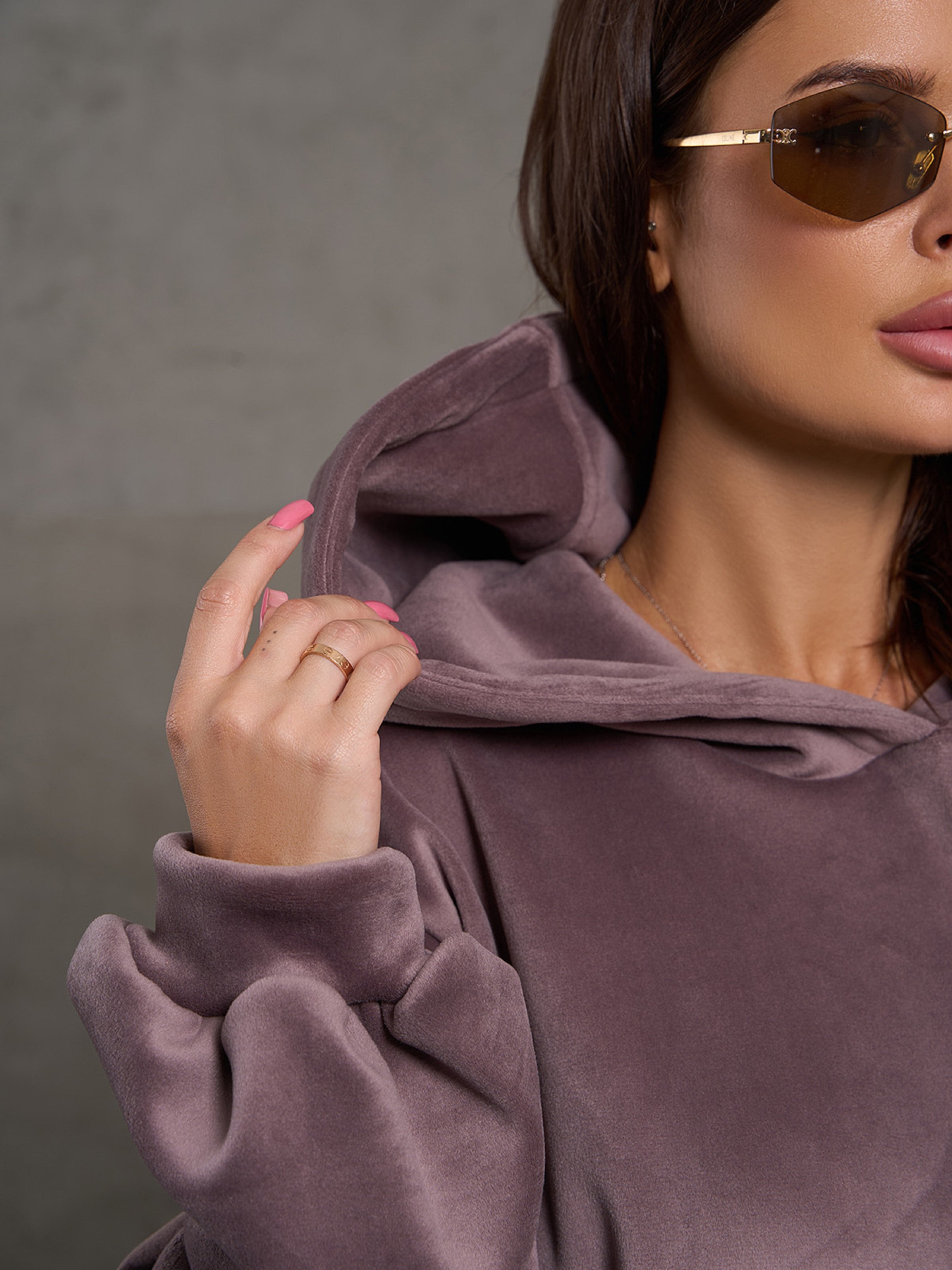 Повсякденний костюм ISSA Plus модель 14874_коричневый Фото